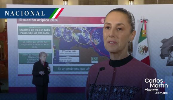 Gobierno de México anuncia plan de más de 2 mil mdp ante arribo récord de sargazo