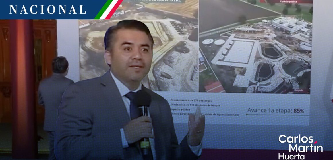Atoyac registra avance del 85% en su primera etapa de saneamiento: Conagua