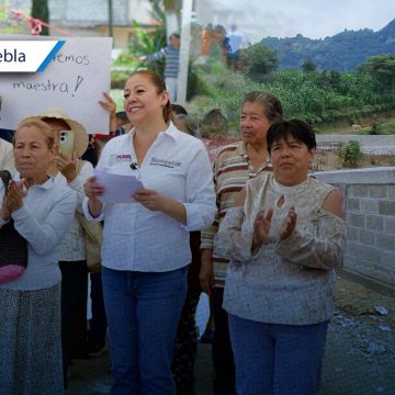 Construyen barda perimetral en el panteón de San Bartolomé en Zacapoaxtla