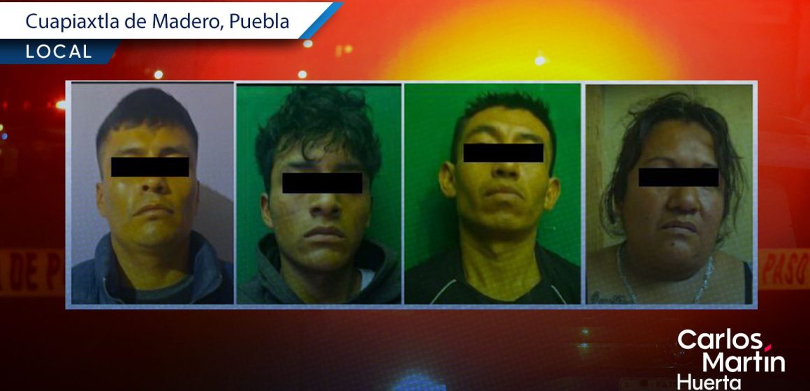 Detenidos narcomenudeo Cuapiaxtla Desmantelan punto de narcomenudeo en Cuapiaxtla; hay 4 detenidos
