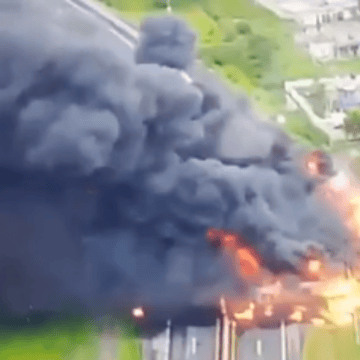 Explosión de pipa en Hueyotlipan, Tlaxcala deja un muerto