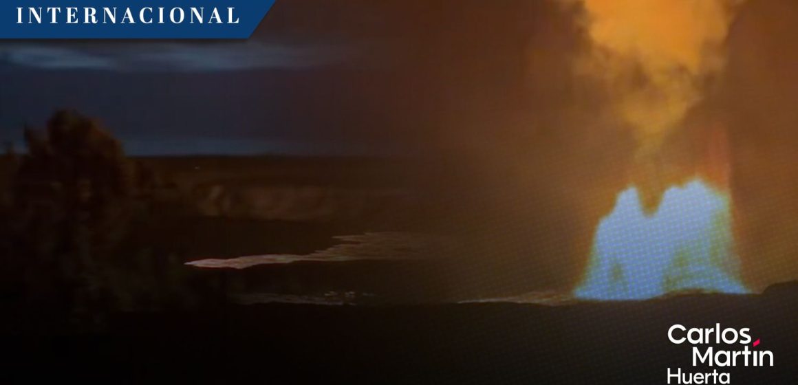 Volcán Kilauea entra de nuevo en erupción con fuentes de lava