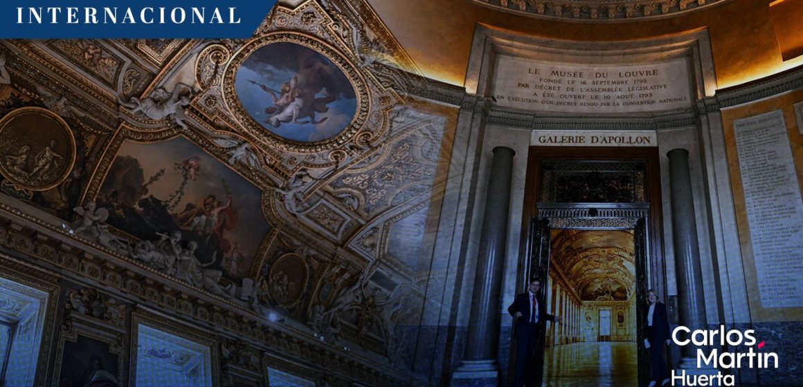Museo del Louvre reabre la Galería Apolo tras el audaz robo de joyas