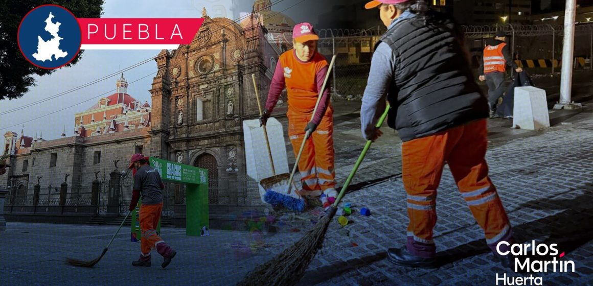 Gobierno de la Ciudad mantiene limpios el Zócalo y la Avenida Juárez tras el encuentro entre México e Inglaterra