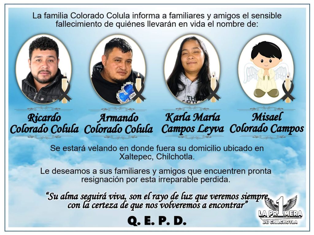 Identifican a familia poblana que murió en trágico accidente en Cuapiaxtla 1 IMG 2030