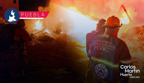 Incendio consume bodega de material reciclable en Santiago de los Leones