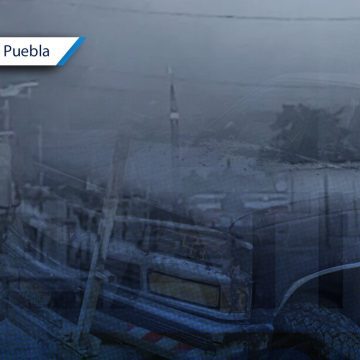 Incendio de camioneta en Palmar de Bravo moviliza a cuerpos de emergencia; descartan explosión de pipa