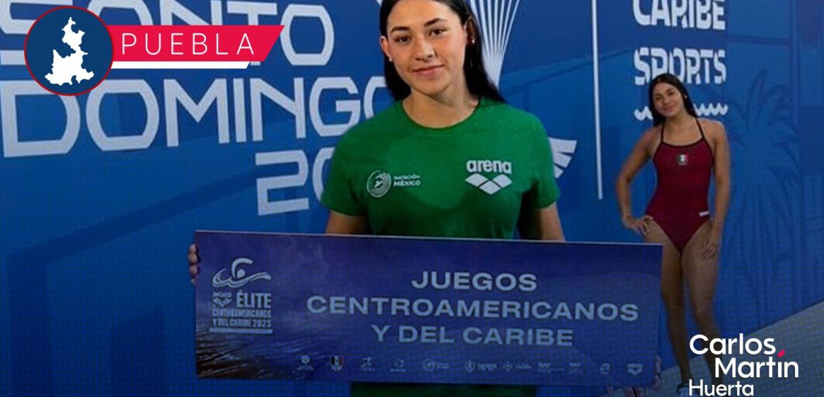 La nadadora poblana Aranza López consigue oro en los Juegos Centroamericanos 2026
