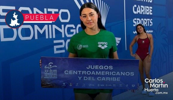 La nadadora poblana Aranza López consigue oro en los Juegos Centroamericanos 2026