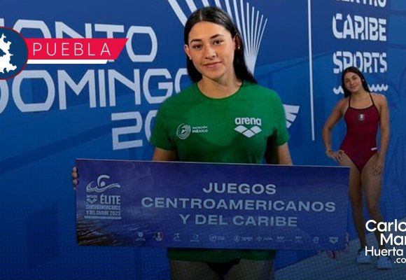 La nadadora poblana Aranza López consigue oro en los Juegos Centroamericanos 2026