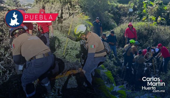 Localizan cuerpo del subdirector de la policía de Ocoyucan arrastrado por el río Atoyac