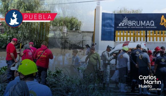 Localizan patrulla de Ocoyucan que fue arrastrada por desbordamiento del río Atoyac