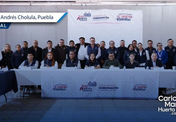 Lupita Cuautle acuerda mejora de servicios en juntas auxiliares de San Andrés Cholula