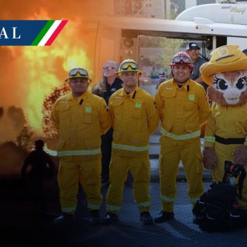 México - brigadistas incendios Canadá México envía brigada de combatientes a Canadá para frenar la ola de incendios forestales