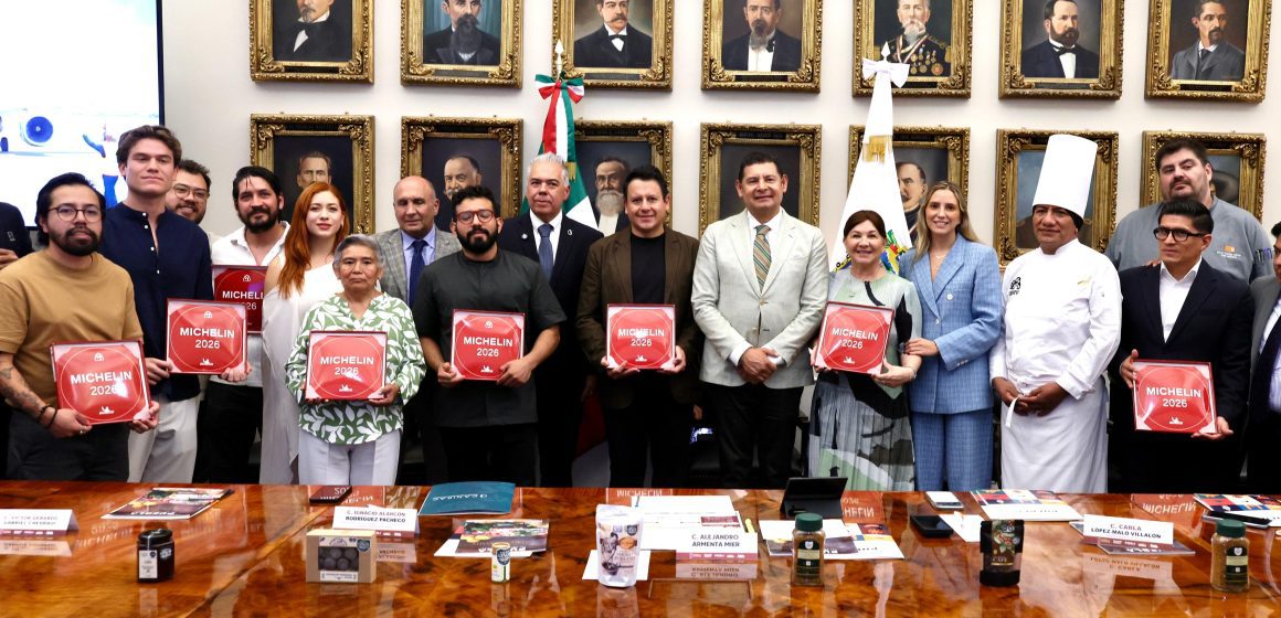 Reconoce Puebla a restaurantes distinguidos por la guía Michelin