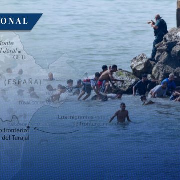 Entrada masiva en Ceuta: Cientos de migrantes cruzan la frontera hacia España
