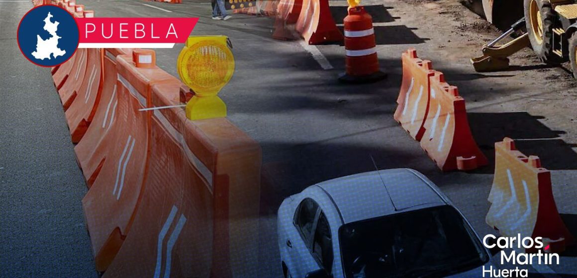 Anuncian cierre del acceso a Texmelucan sobre la autopista México-Puebla por obras
