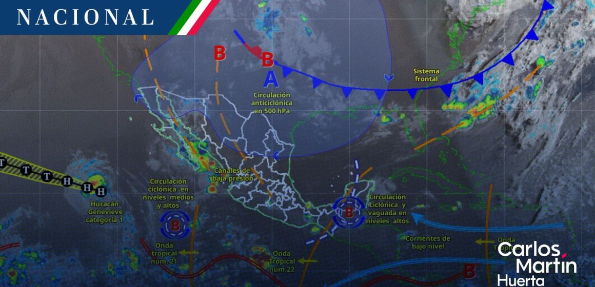 Onda Tropical 22 provocará lluvias en estos estados