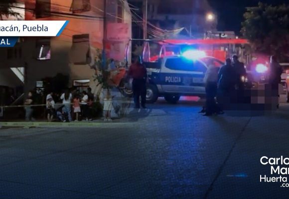 Buscan a motociclista que arrolló y privó de la vida ciclista en Tehuacán