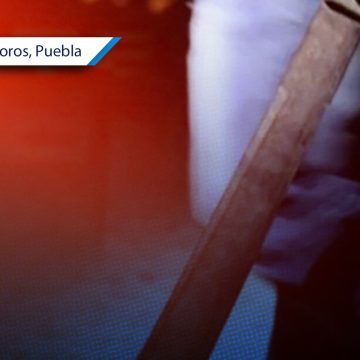 Sujeto alcoholizado agredió a su hermana con un machete en Izúcar de Matamoros