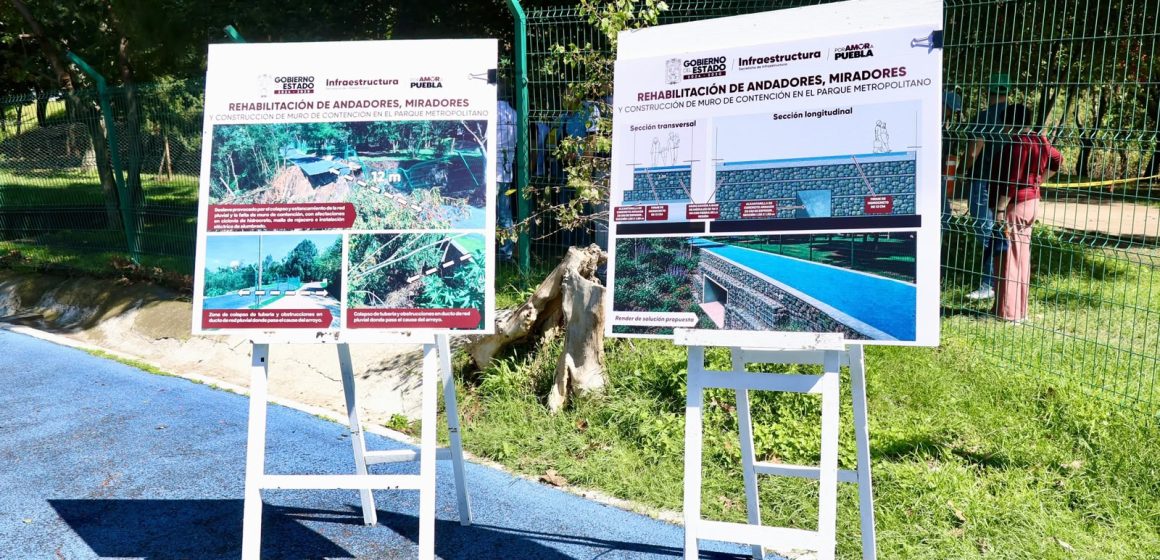 Arrancan obra tras deslave en Parque Metropolitano