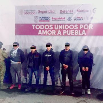 SSp SSP y SEMAR aseguran gas LP y detienen a cinco personas en Tecamachalco