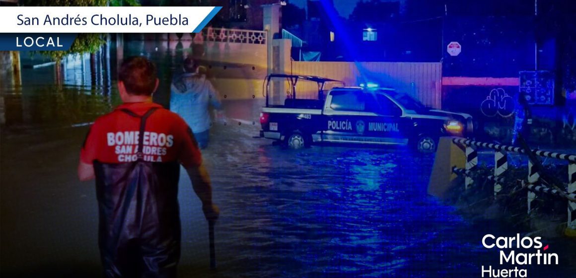 San Andrés Cholula mantiene atención tras lluvias