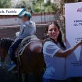 San Andrés Cholula fortalece rehabilitación con programa de equinoterapia