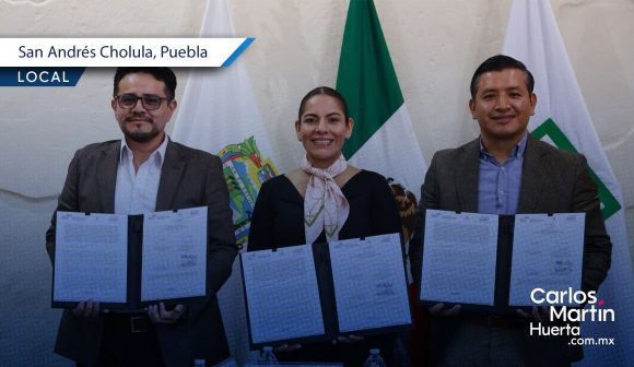 San Andrés Cholula y CANACOPE firman alianza estratégica para impulsar el empleo y el comercio local