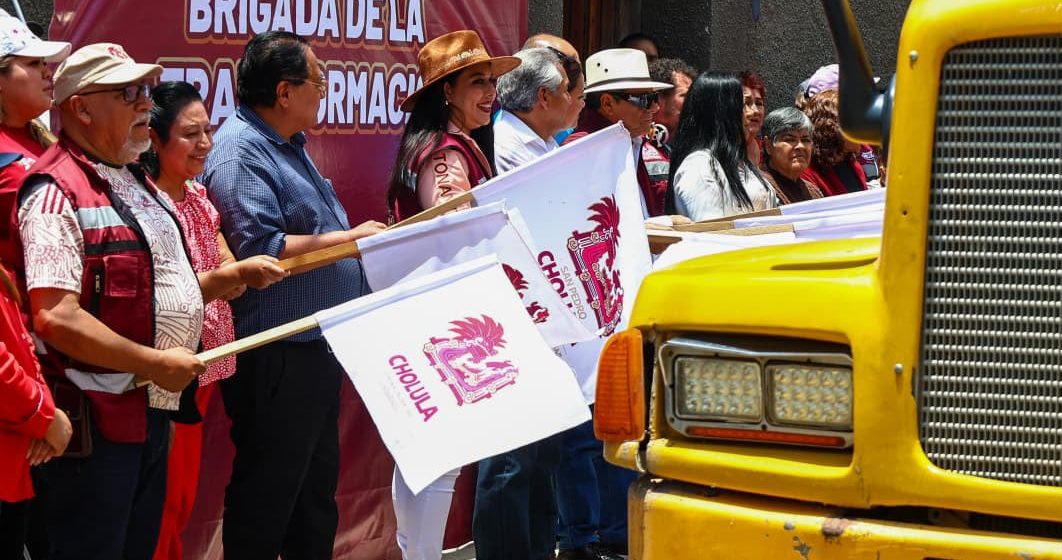 Tonantzin Fernández obra pública Tonantzin Fernández impulsa obra pública y rescate de espacios en San Pedro Cholula