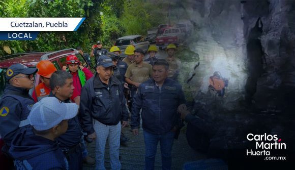 Hallan sin vida a un turista en gruta de Cuetzalan; buscan a tres personas más