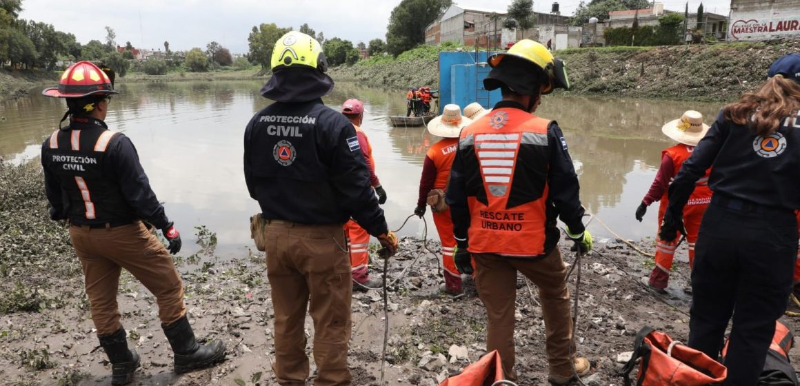 Puebla fortalece acciones por lluvias; residuos obstruyeron Puente Negro
