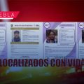 FGE localiza a cinco personas reportadas como desaparecidas en Puebla