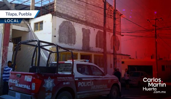 Obrero se electrocuta y cae de 2 metros en Tilapa