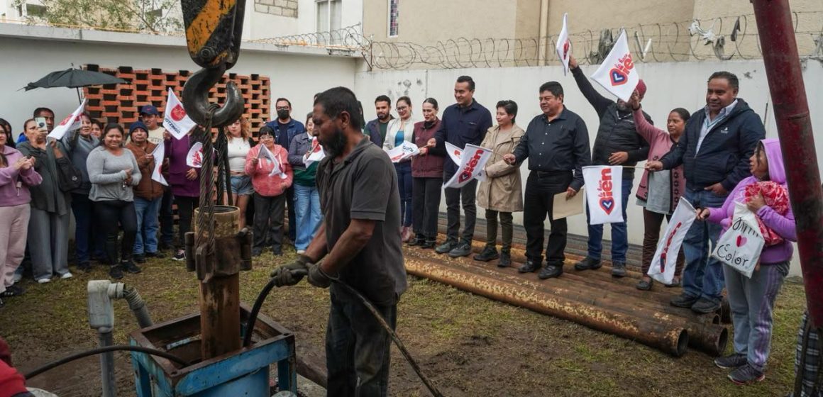 Roberto Solís arranca la rehabilitación integral del pozo No. 1 en Huejotzingo