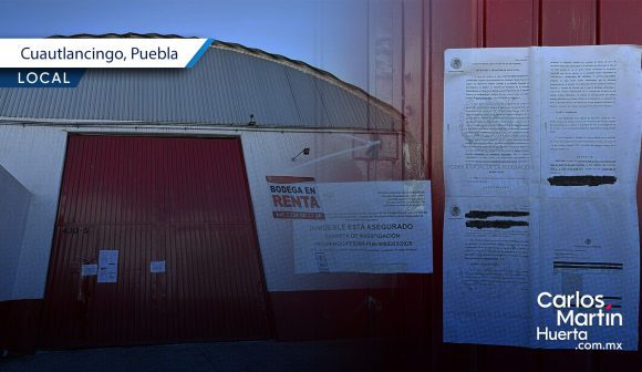 Catea FGR bodega por secuestro y delincuencia organizada en Cuautlancingo
