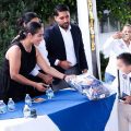 Lupita Cuautle acompaña a estudiantes de San Andrés Cholula en la culminación de su ciclo escolar