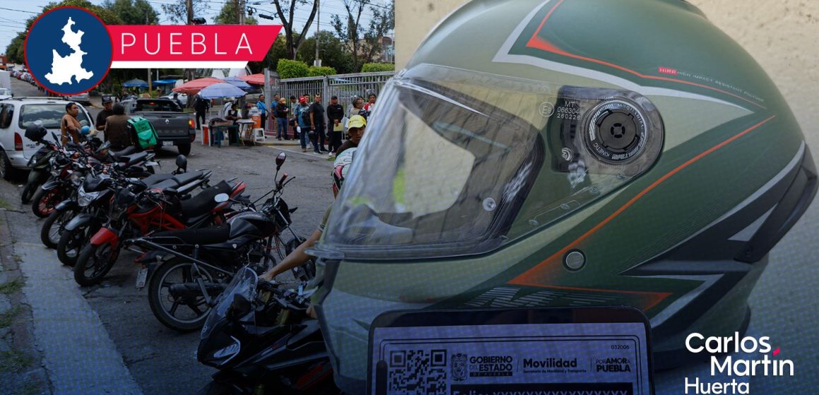 Tras fallas, restablecen sistema de emisión de hologramas para motociclistas en Puebla