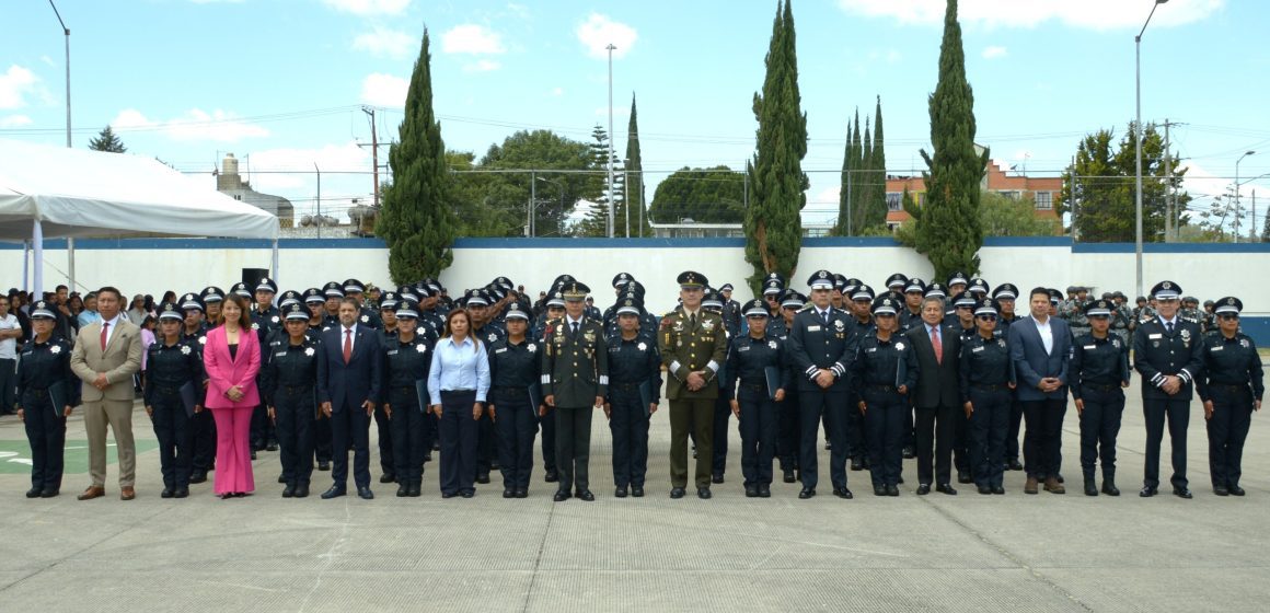 Egresan 55 cadetes de la Academia Policial; se incorporan a la SSC de Puebla