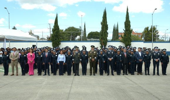 Egresan 55 cadetes de la Academia Policial; se incorporan a la SSC de Puebla