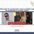 Detienen a Roberto Carlos “N” por presunto feminicidio en la colonia 10 de Mayo, Puebla