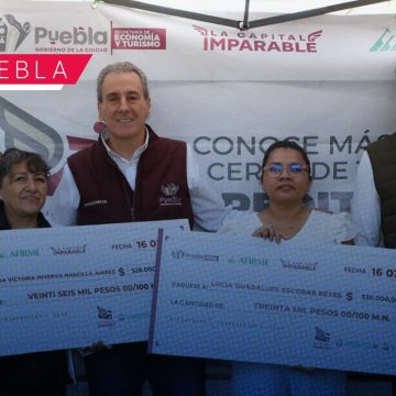 WhatsApp Image 2026-07-20 at 11.24.08 AM Entregan apoyos del programa “Tu Crédito Imparable” en Puebla; dan impulso a la economía local
