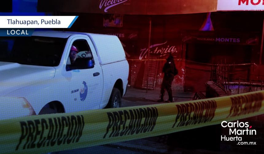 Asesinan a balazos a hombre al interior de su negocio en Tlahuapan