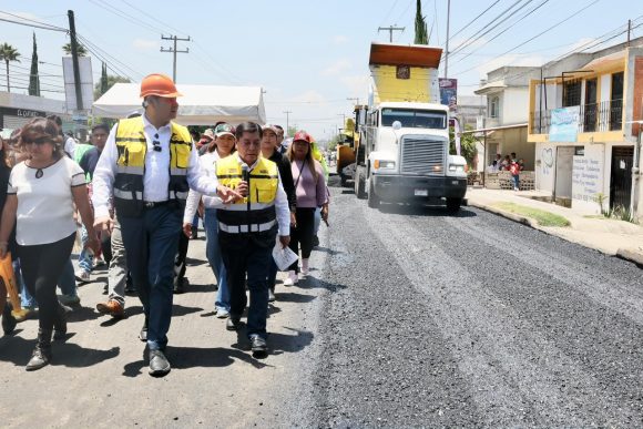 Avanza programa estatal de pavimentación 2026 con transparencia e inversión eficiente