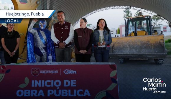 Inicia la rehabilitación de tres canchas de fútbol en la Unidad Deportiva San Miguel de Huejotzingo
