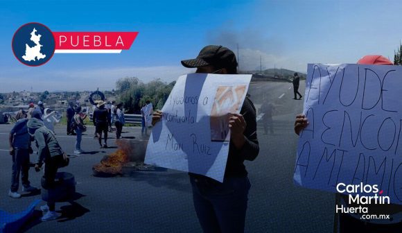 Bloquean la autopista México-Puebla para exigir la localización de Marisela Ruiz