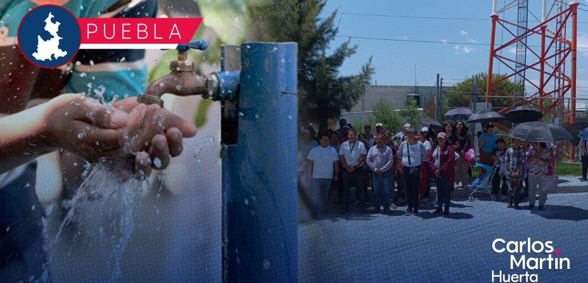 Garantizan agua potable para familias de Santa Catarina tras acuerdo con Agua de Puebla, SOAPAP y Ayuntamiento