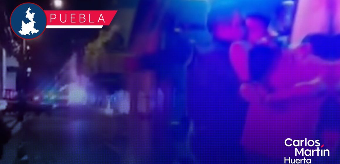 Persecución y balacera en el Centro Histórico de Puebla; hay 3 detenidos