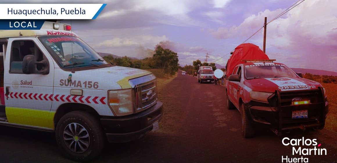 Hombre pierde la vida a bordo de su motocicleta en Huaquechula
