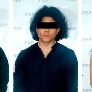 Tres detenidos tras persecución en el Centro de Puebla; SSP asegura armas, marihuana y cristal
